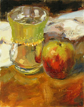 'APPLE AND SHINY POT"