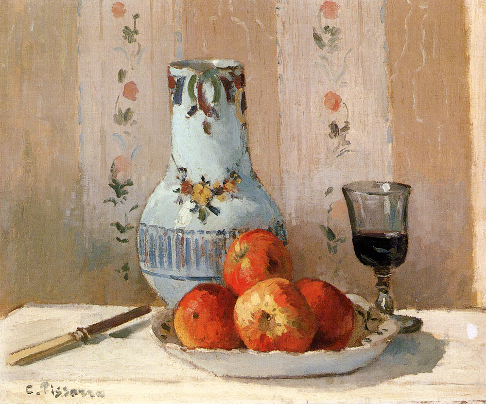 [Pissarro_Camille_Still_Life_With_Apples_And_Pitcher-ARC.jpg]