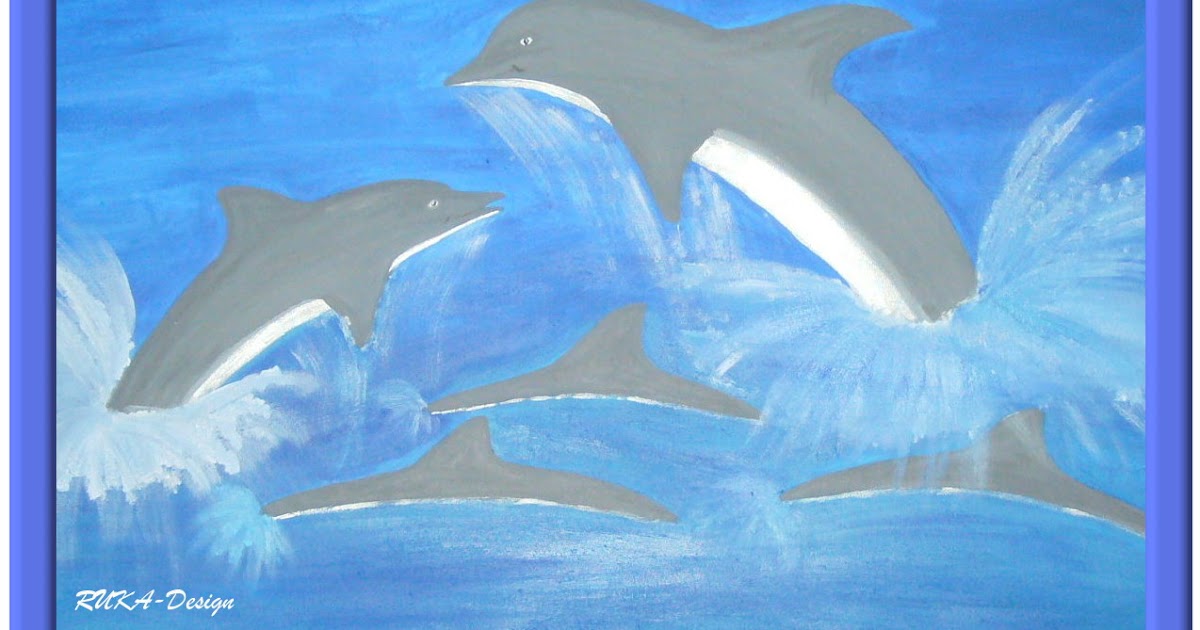 RUKA-KUNST: Delfine-Mutter und Kind, Liebe