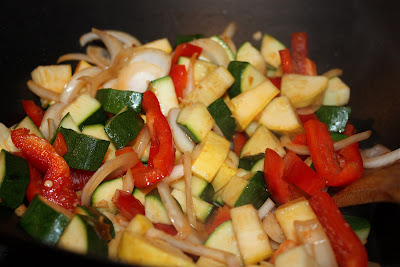 Firecracker Shrimp Stirfry