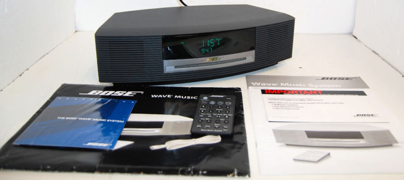 Rewind Audio: BOSE Wave Music System AM/FM Radio/CD Player w/ Remote