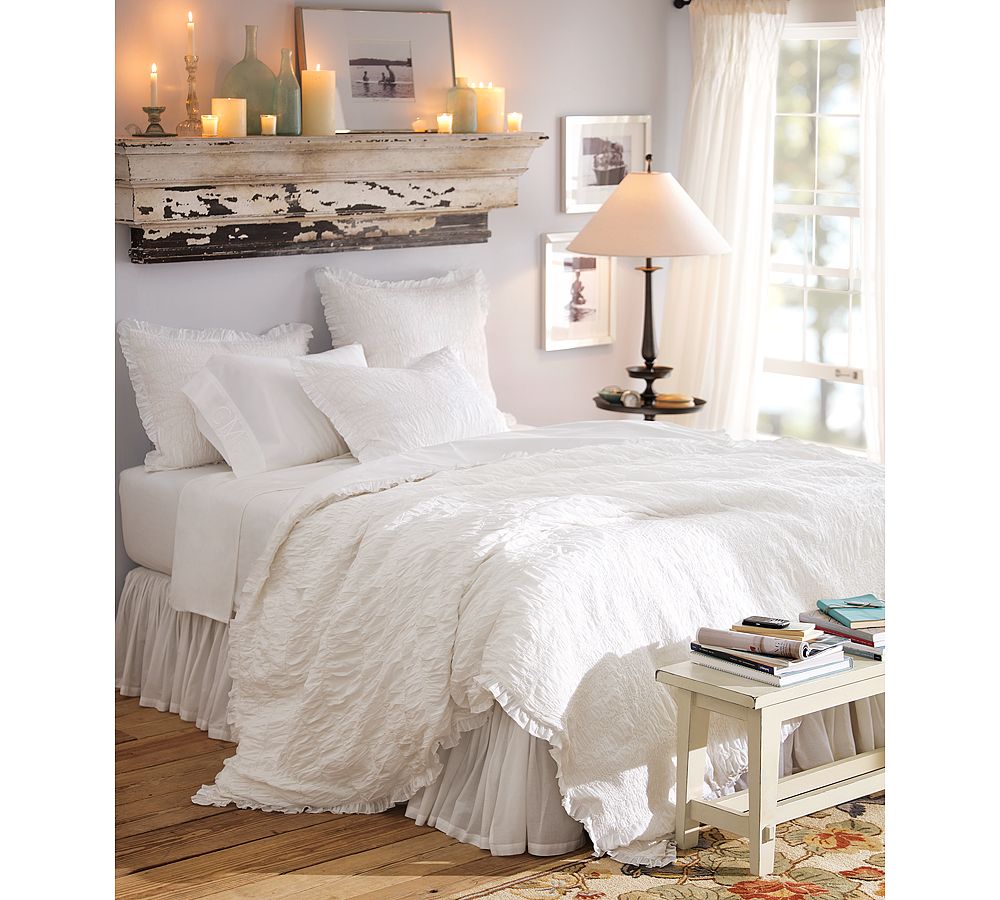 Velvet Moss Pottery Barn Chic Duvet...Can't wait!