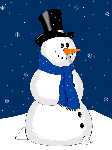 free animated snowman clipart - photo #21