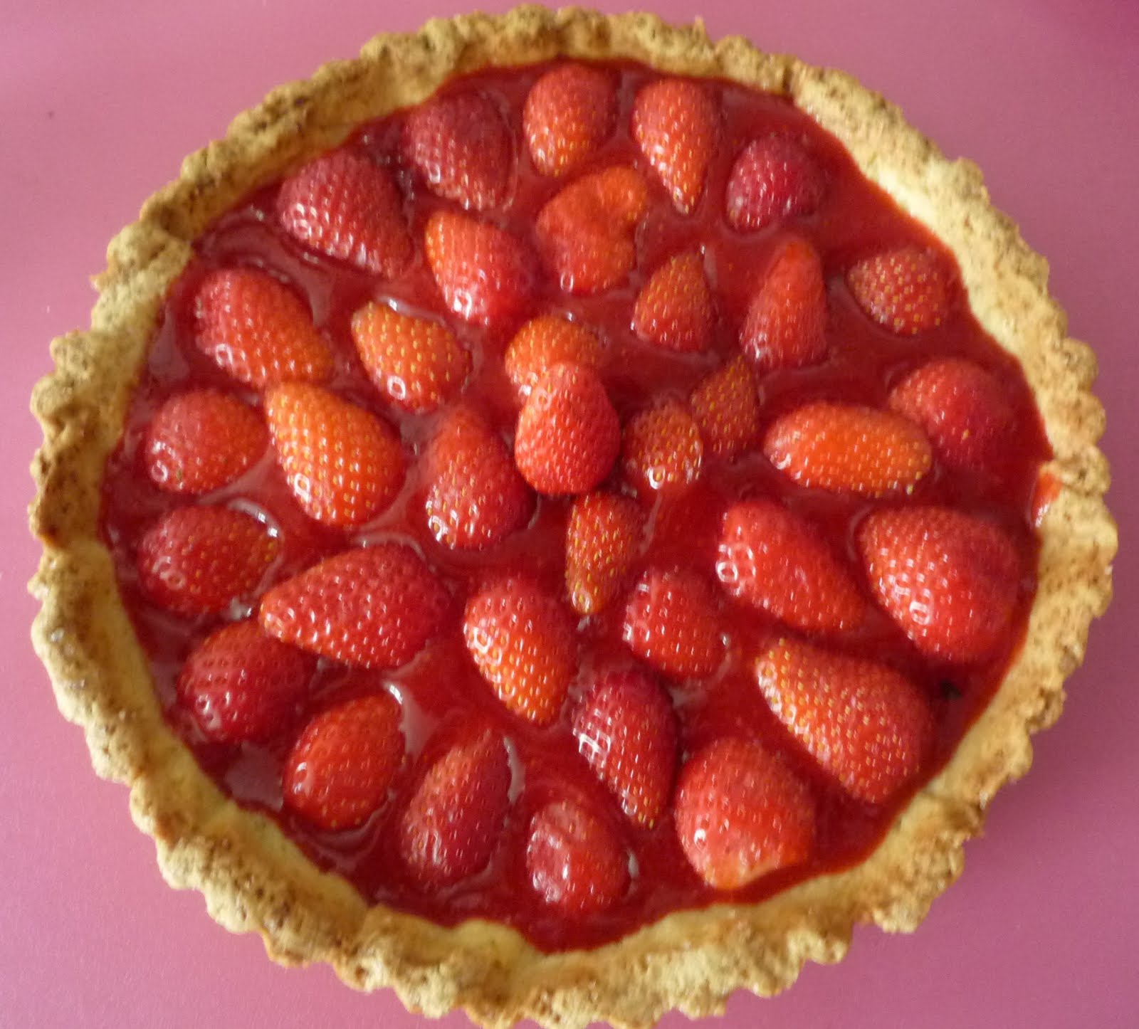 Mandel Tarte Mit Erdbeeren — Rezepte Suchen