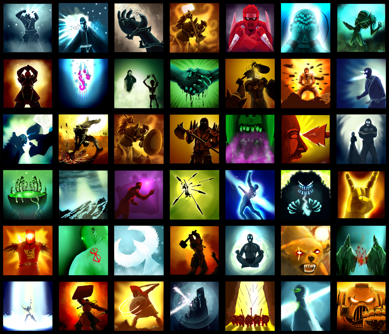have been producing "skill icons" that would be used for MMOs for a ...