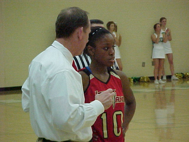 Briana with Coach Means