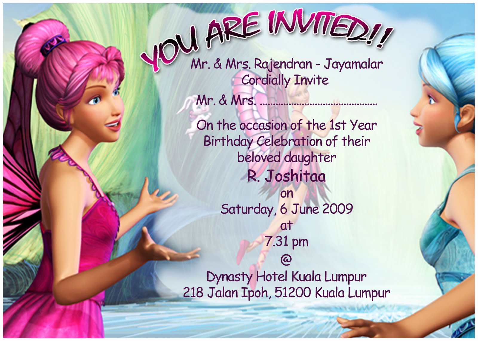 Contoh Surat Jemputan Hari Jadi Contoh Surat