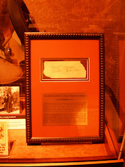 The Bonnie & Clyde Signatures shown at the National Museum of Crime,  Washington,  D.C.