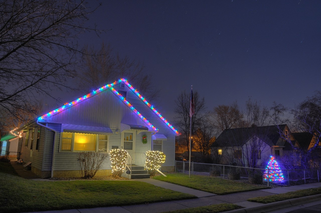 High Definition Photo And Wallpapers christmas lights house wallpapers