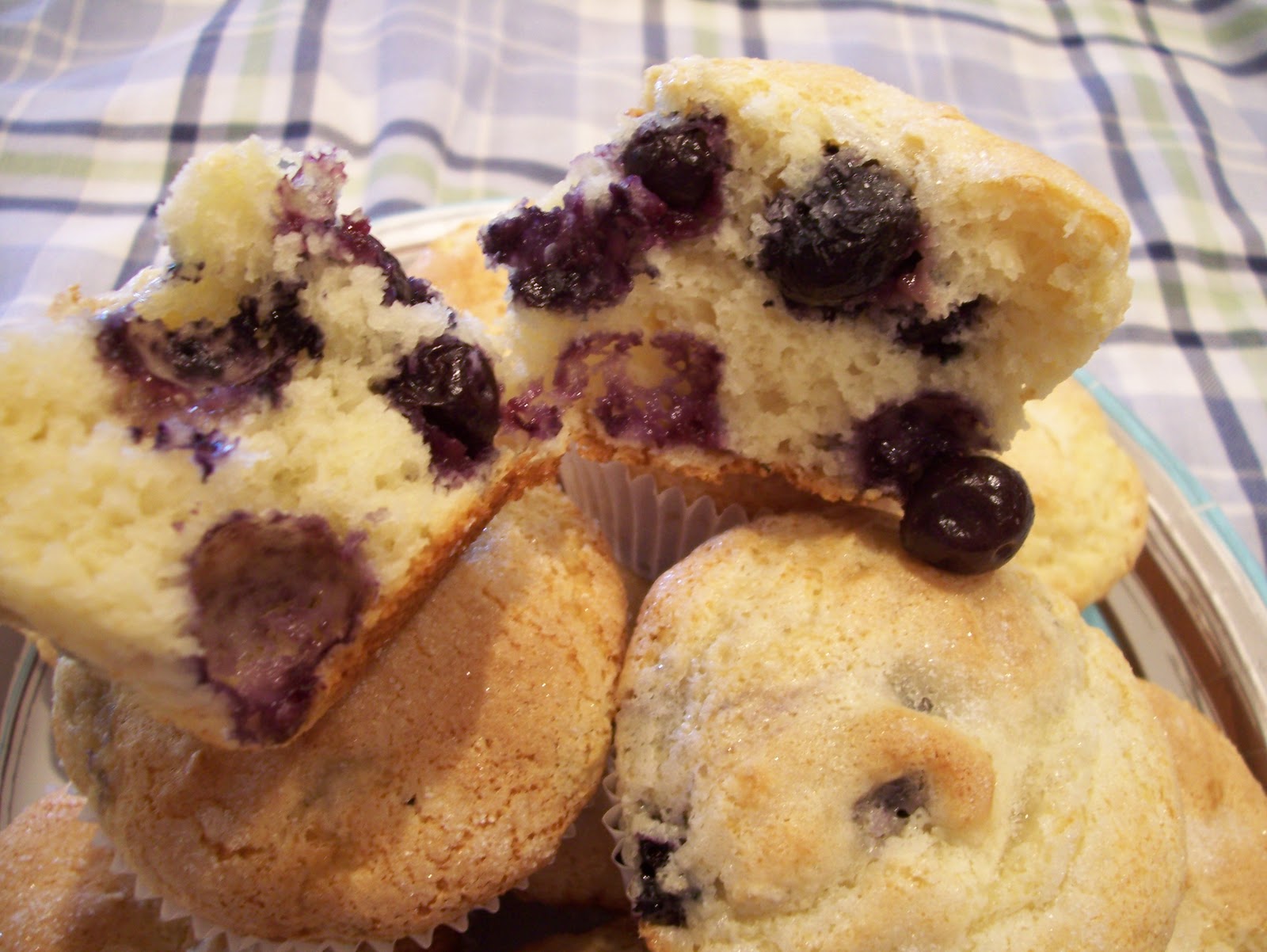 Recipe Keeper Sour Cream Blueberry Muffins