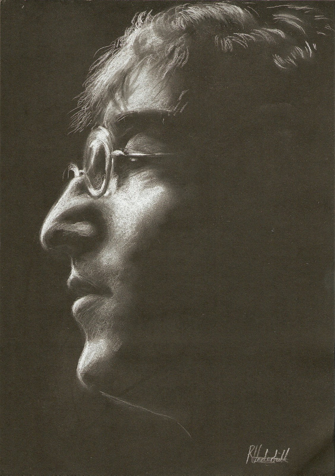 Rebecca's Drawings Chalk and Charcoal drawings