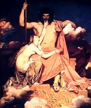 Tétis implorando a Júpiter (Zeus)