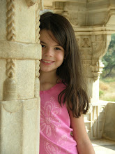 Claire at Ranakpur Temple