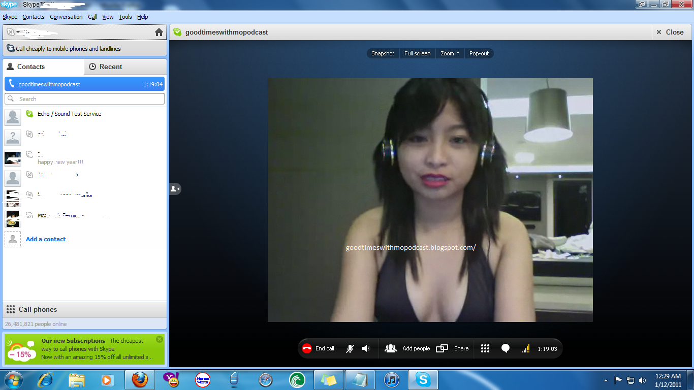 Skype live