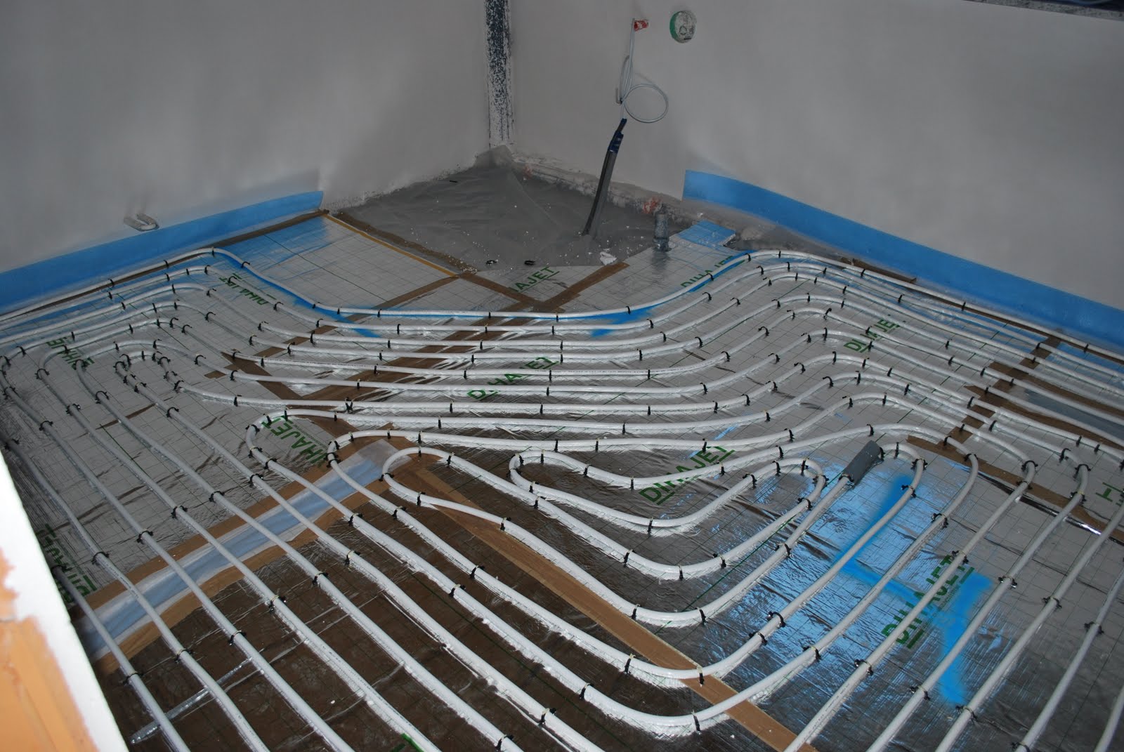 Diary Hausbau: Fußbodenheizung