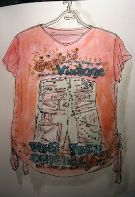 EDM #21/22 - Draw something old, antique or vintage / Draw a piece of clothing