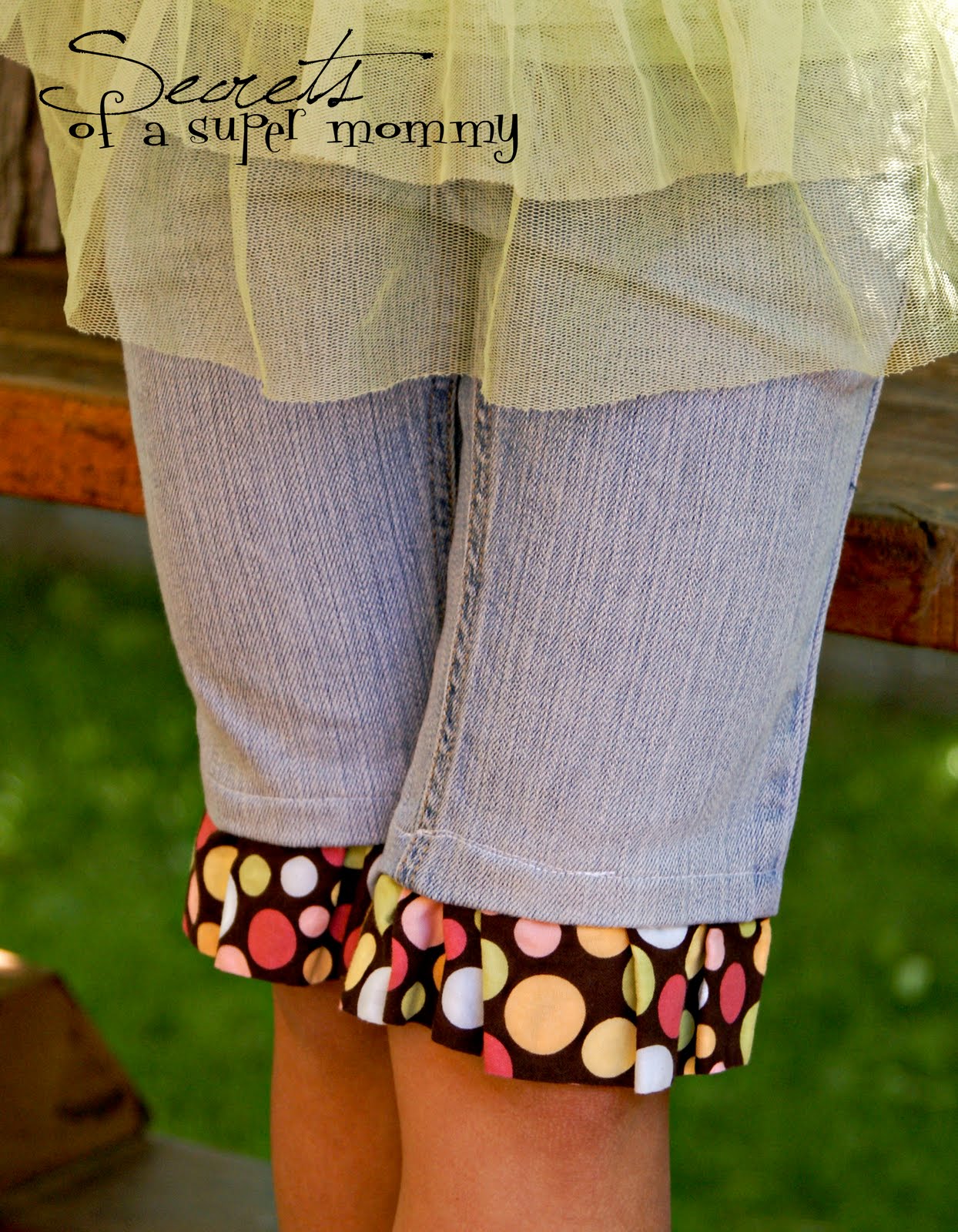 Secrets of a Super Mommy Unfinished ProjectsCut off Jeans Shorts (and