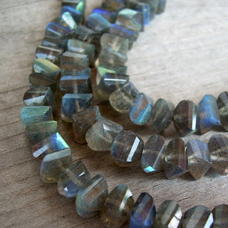 faceted labradorite beads