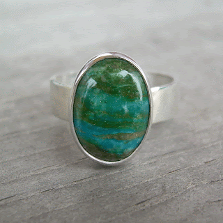 peruvian opal ring