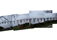 Belfast Flags on display in South-end on Sea, England