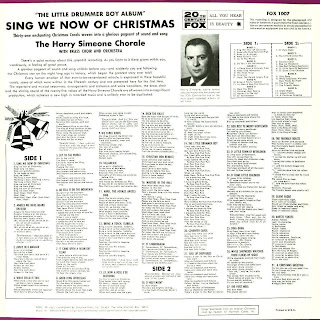 Sing we now of christmas harry simeone album