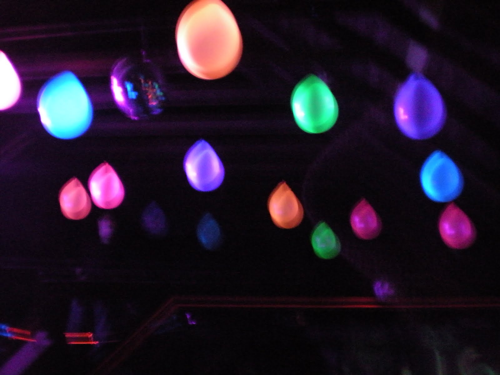 Technicolor Dreams Sweet 16/black light/highlighter party