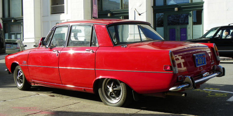 California Streets: San Francisco Street Sighting - 1969 Rover TC 2000