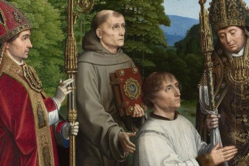 Imágenes, frescos y pinturas católicas III (7 lienzos)