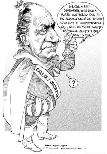 KIKKA: Rey Juan Carlos y Hugo Chavez en Caricaturas 