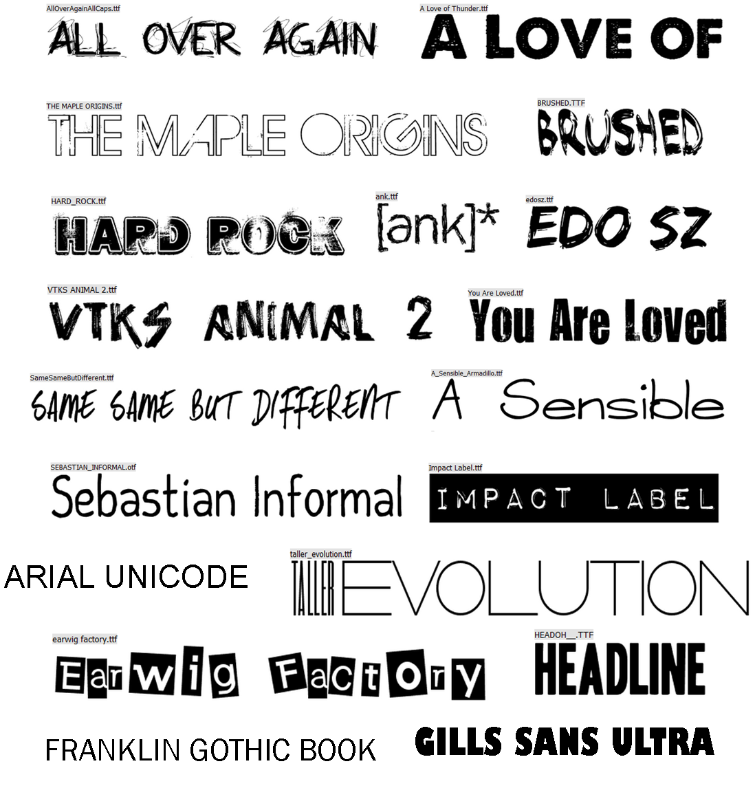 BeccaWhitmore ASMedia Coursework Fonts BeccaWhitmore ASMedia Coursework Fonts