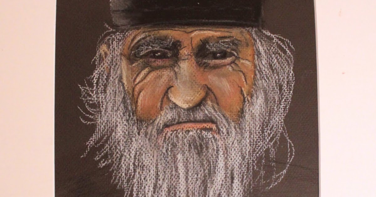 Owings Art Studio: Old Man - Pastel Study
