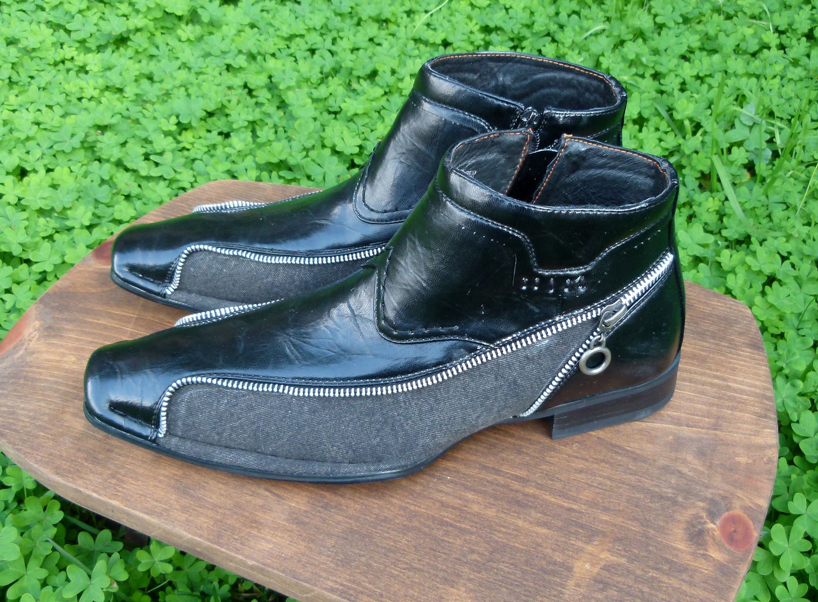 Dr Keller  Mens Askey Lace Up Black Leather Ankle  Dressy Smart Boots 