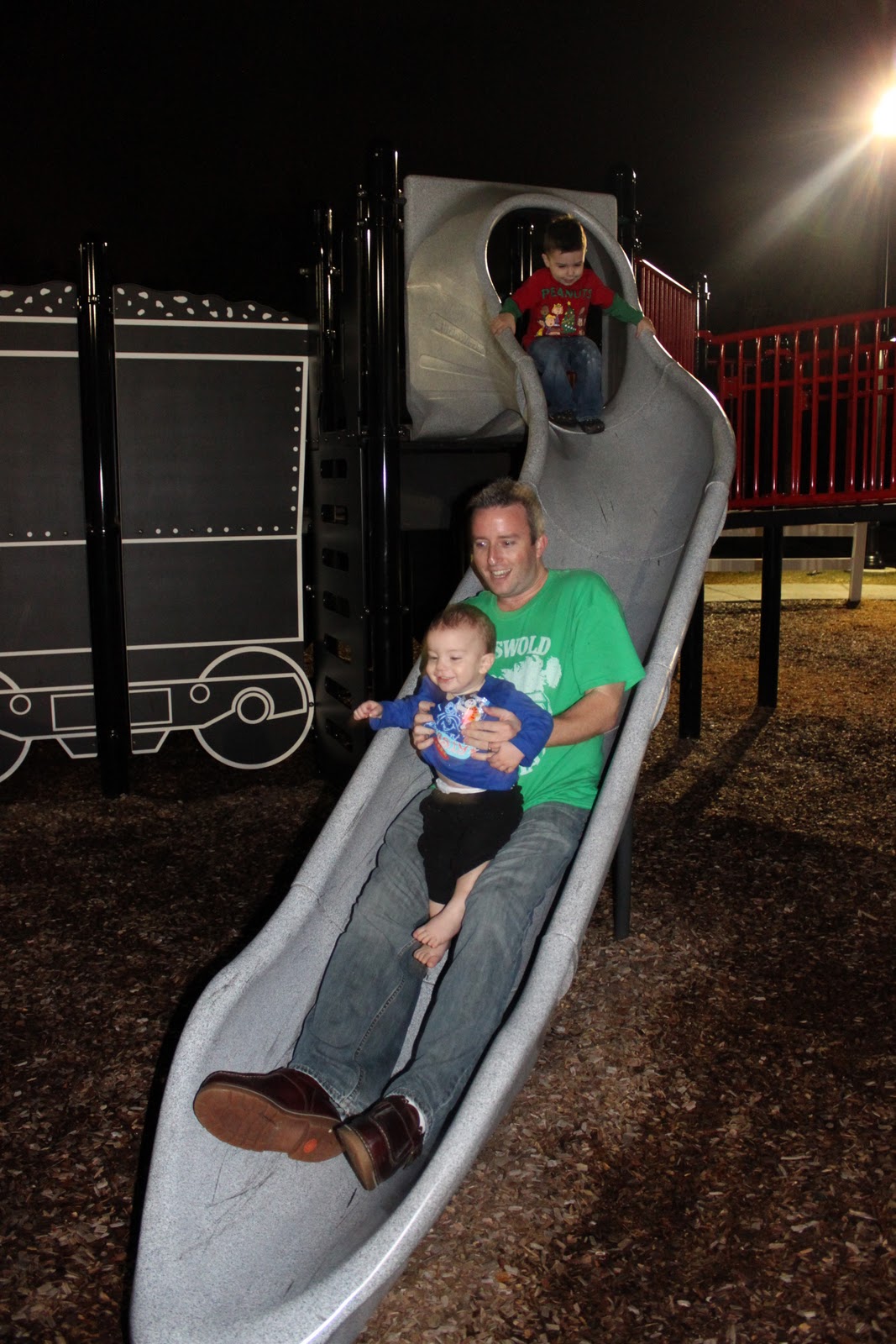 Glitter Mommy Lakes Park Christmas Train Ride