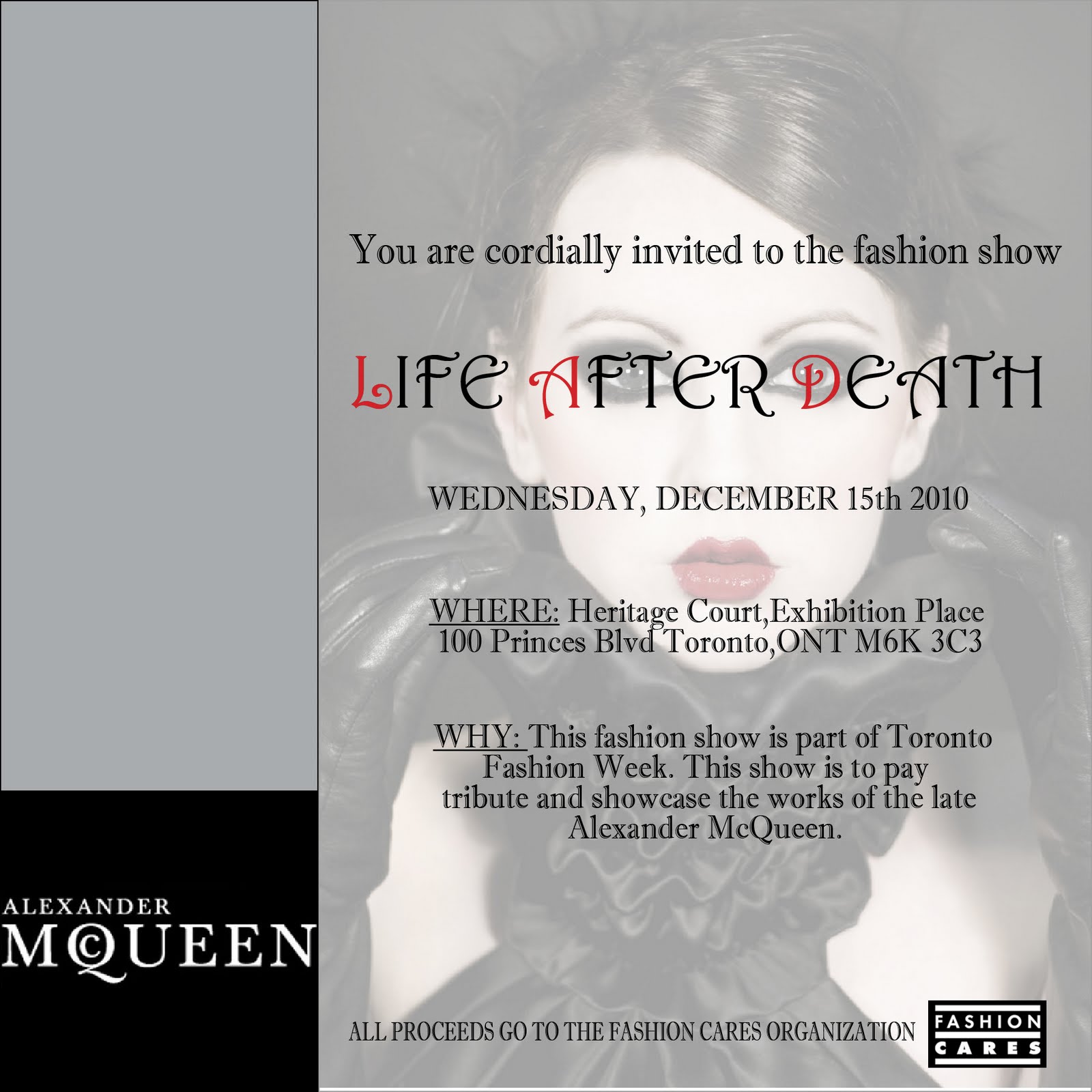 StylebyCC: School Fashion Show Invite