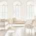 White-Beige Airy Interior Design with French Furniture