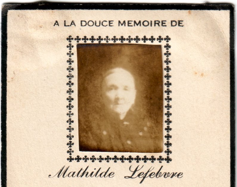 Aildoux's daily blog projecKt 19300802 Mathilde Lefebvre RIP