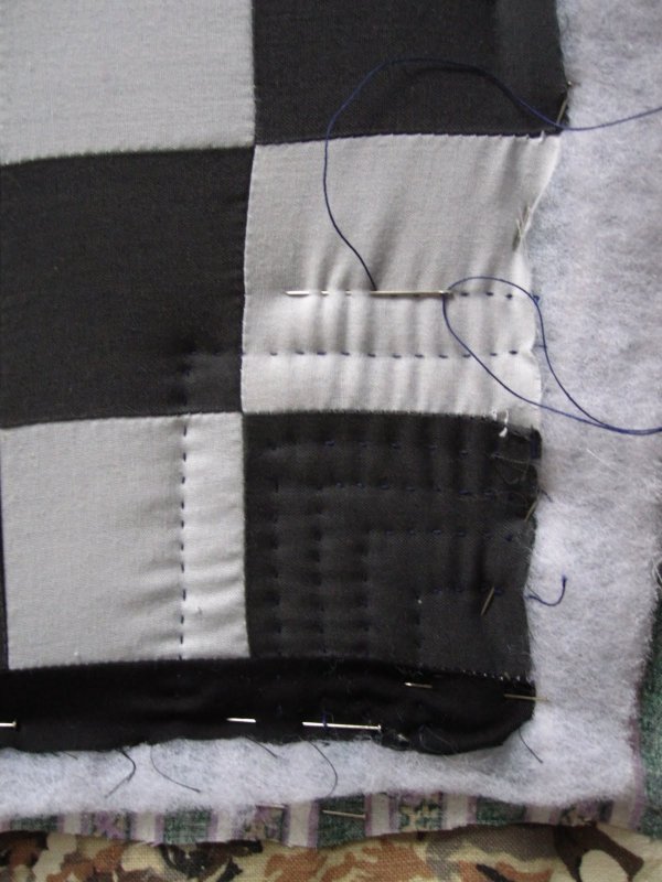 True Blue Canadian How to quilt the old fashioned way or Little Ron