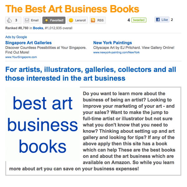 Making a Mark Reviews The Best Art Business Books