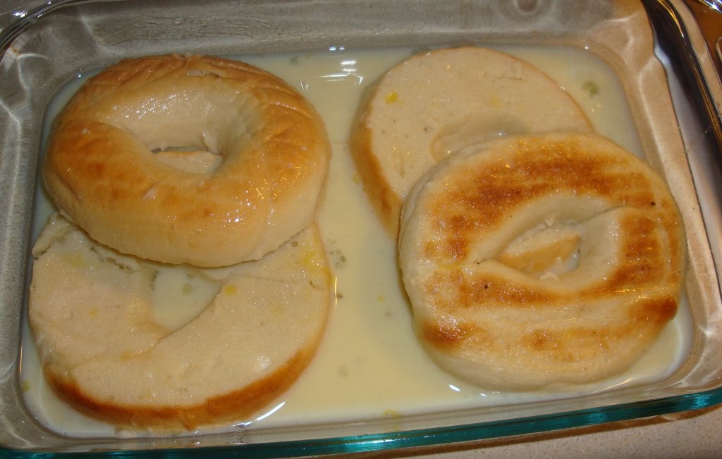 A Cookie and A Cupcake Ian's Blueberry Greek Yogurt French Toast Bagel