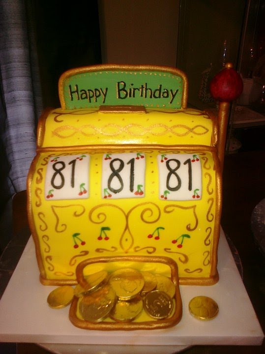 Pam's Custom Cakes Slot Machine Cake