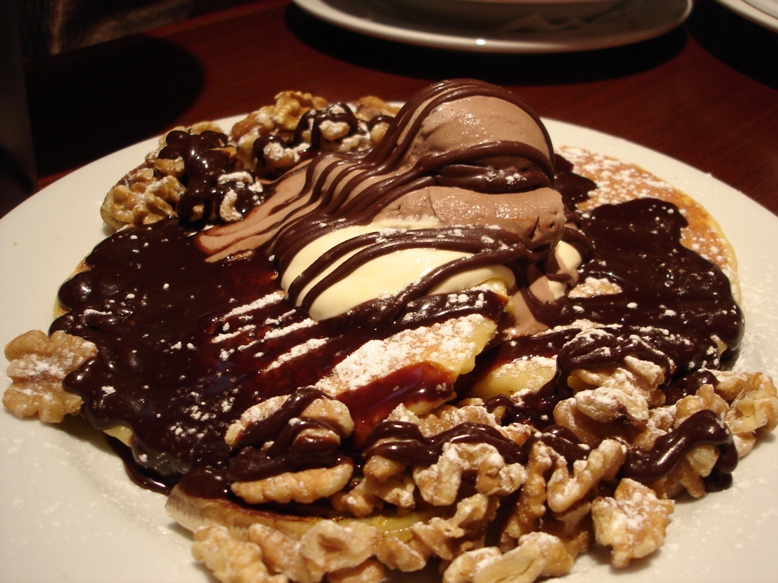 eat like a cow Pancakes on the Rocks Harbourside, Sydney