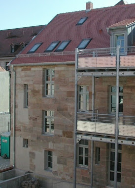 Sandsteinfassade (Innenhof)