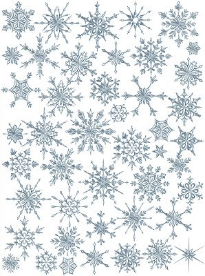 snowflakes cross stitch patterns and kits