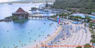 renaissance beach, okinawa, travel, japan, beach, okinawa-information.com