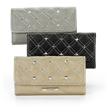 Nine West Quilted Checkbook Wallet