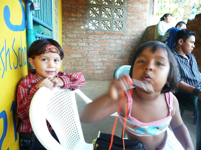 Milagro and her cousin Angel discover bubbles