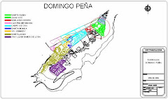 Mapa de la Parroquia Domingo Peña del Municipio Libertador del Estado Mérida