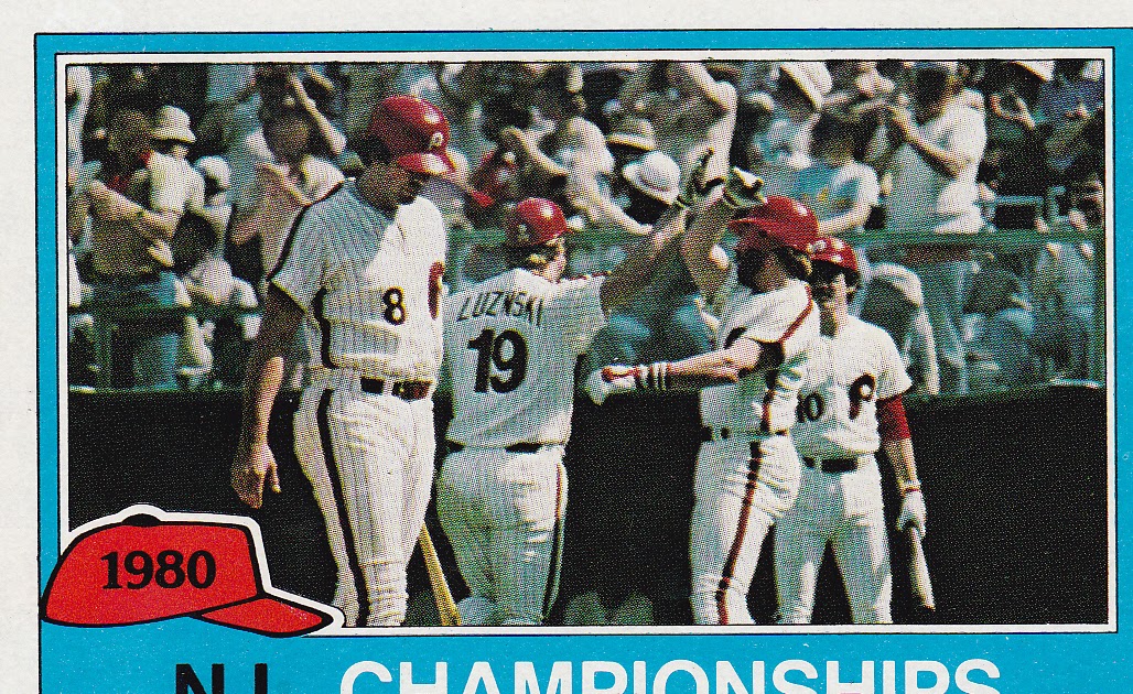 Cardboard appreciation: 1981 Topps 1980 NL Championships