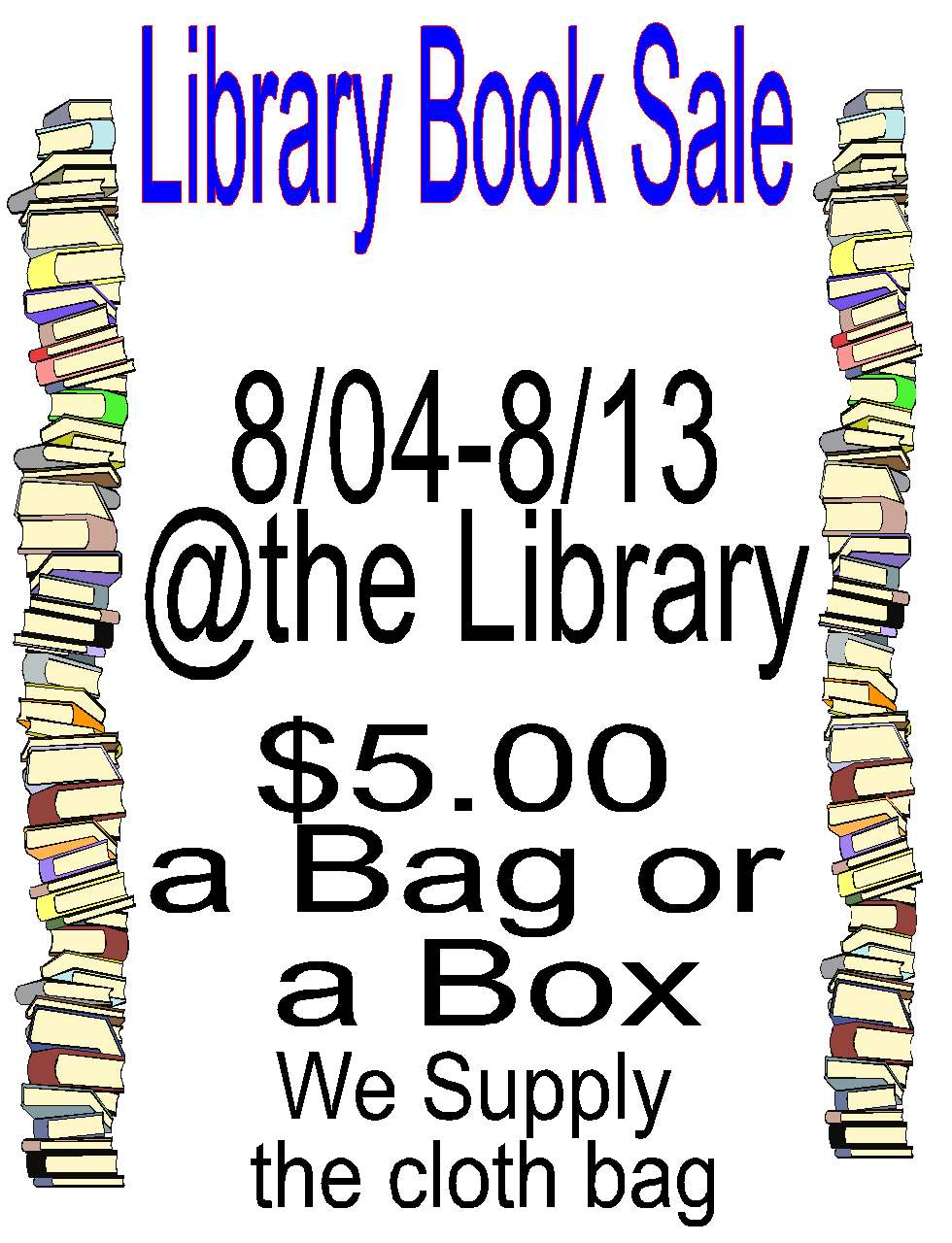 Eddy-New Rockford Library: Library Used Book Sale