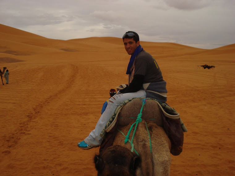 Me riding a camel..